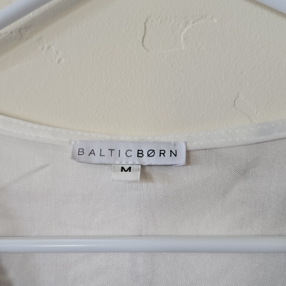 Baltic Born Floral Maxi Dress in White and Orange - Picture 3 of 6